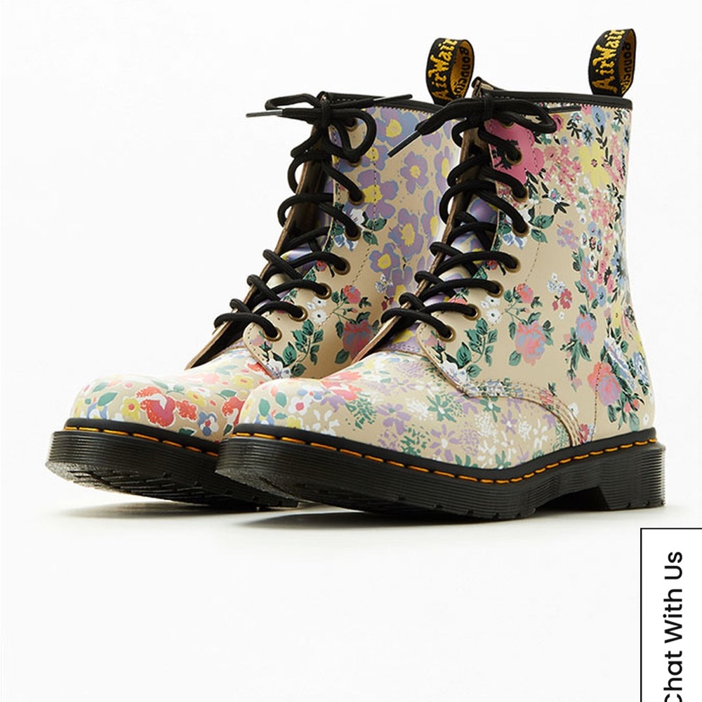 Dr Martens Floral Mashup Backhand Sz 8